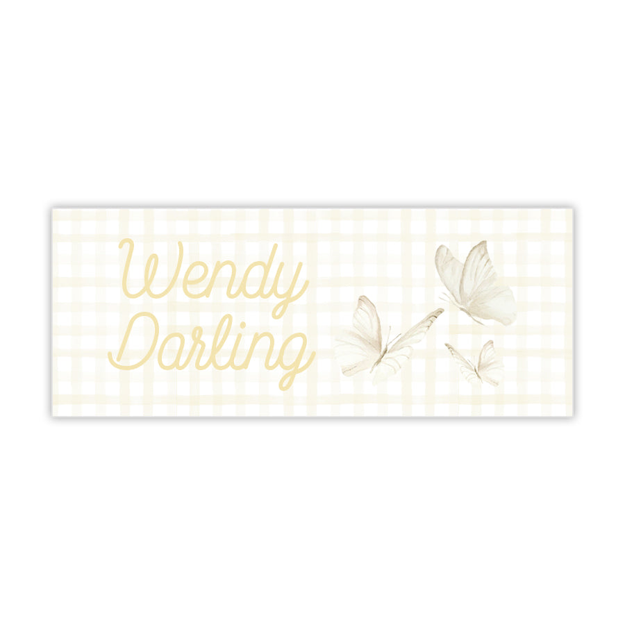 Butterfly Water Resistant Labels