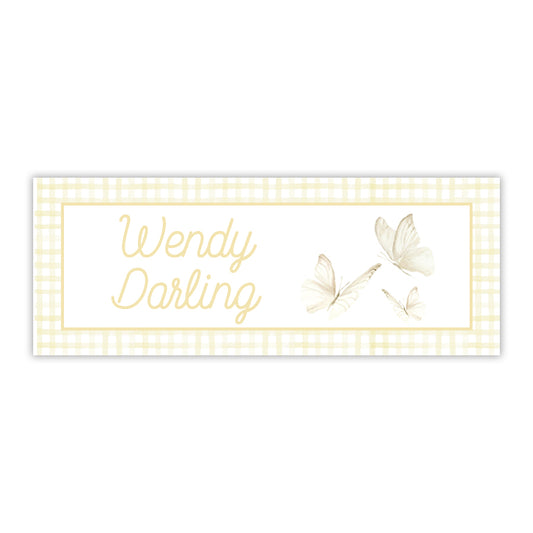 Butterfly Water Resistant Labels