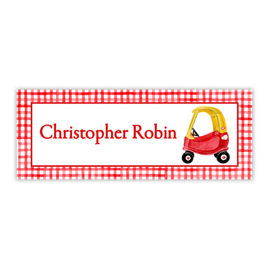 Cozy Coupe Water Resistant Labels