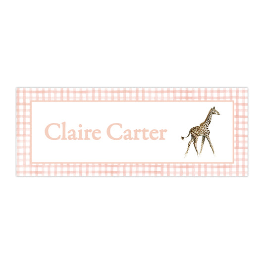 Giraffe Labels