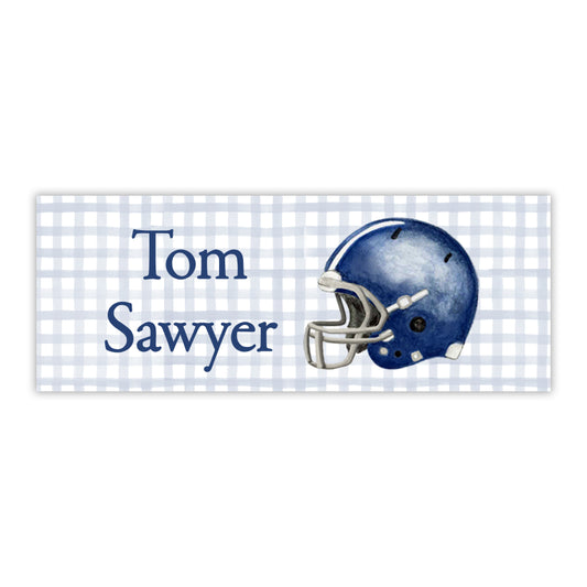Football Helmet Water Resistant Labels