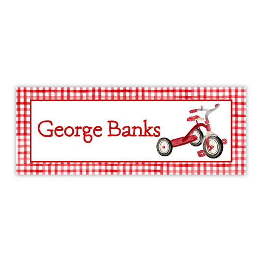 Tricycle Water Resistant Labels