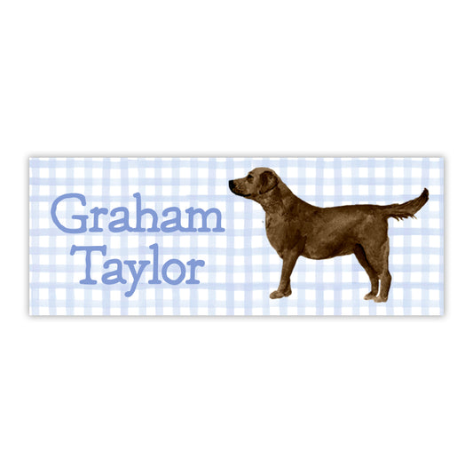 Chocolate Labrador Retriever Labels
