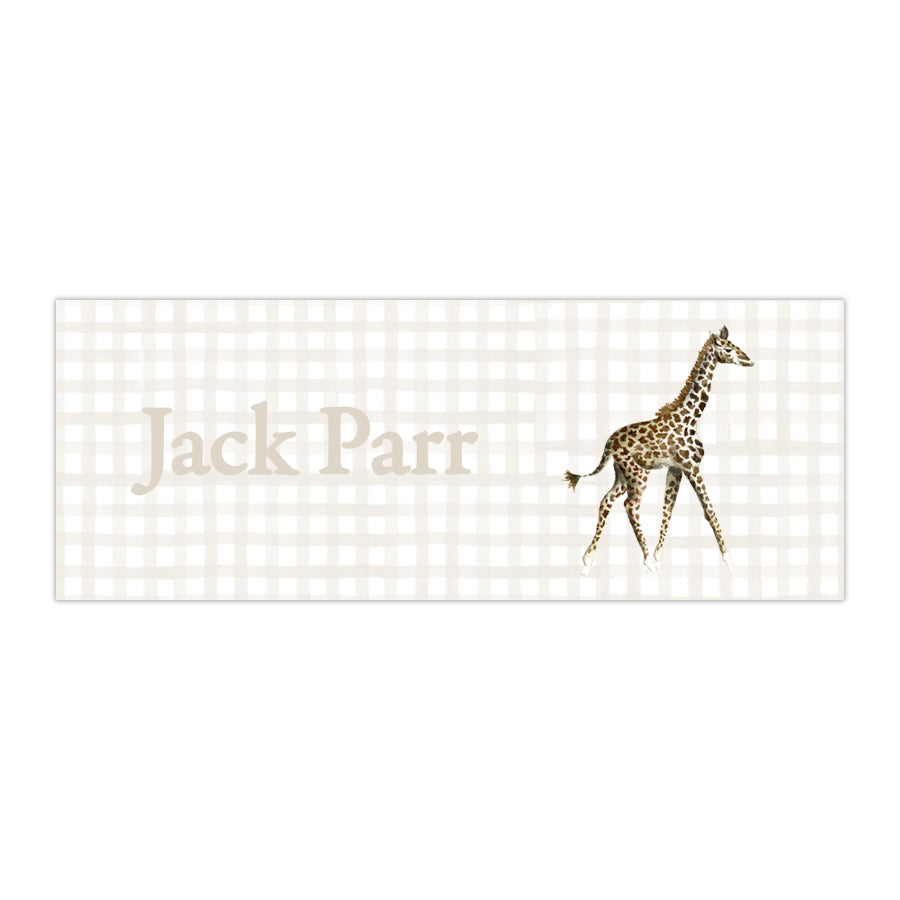 Giraffe Labels