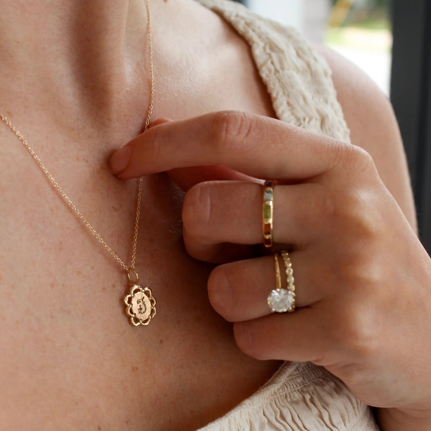 MFM x Emily Mayne Scallop Pendant Necklace