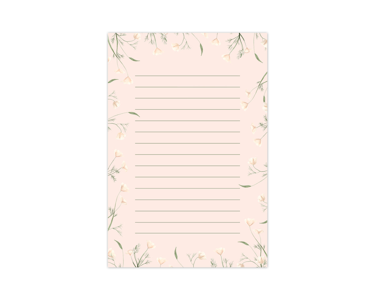 Blush Meadow Notepad