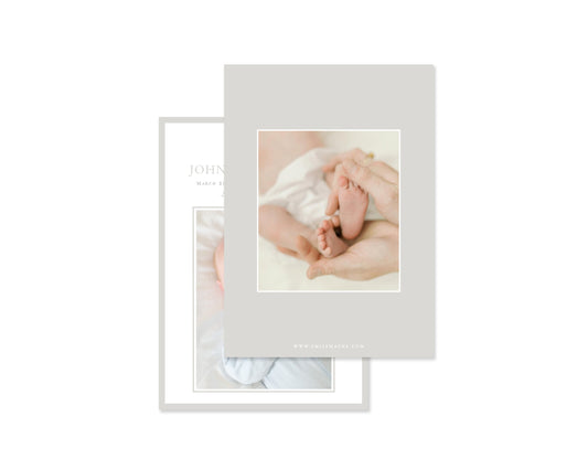 Gender Neutral Sheep Birth Announcement