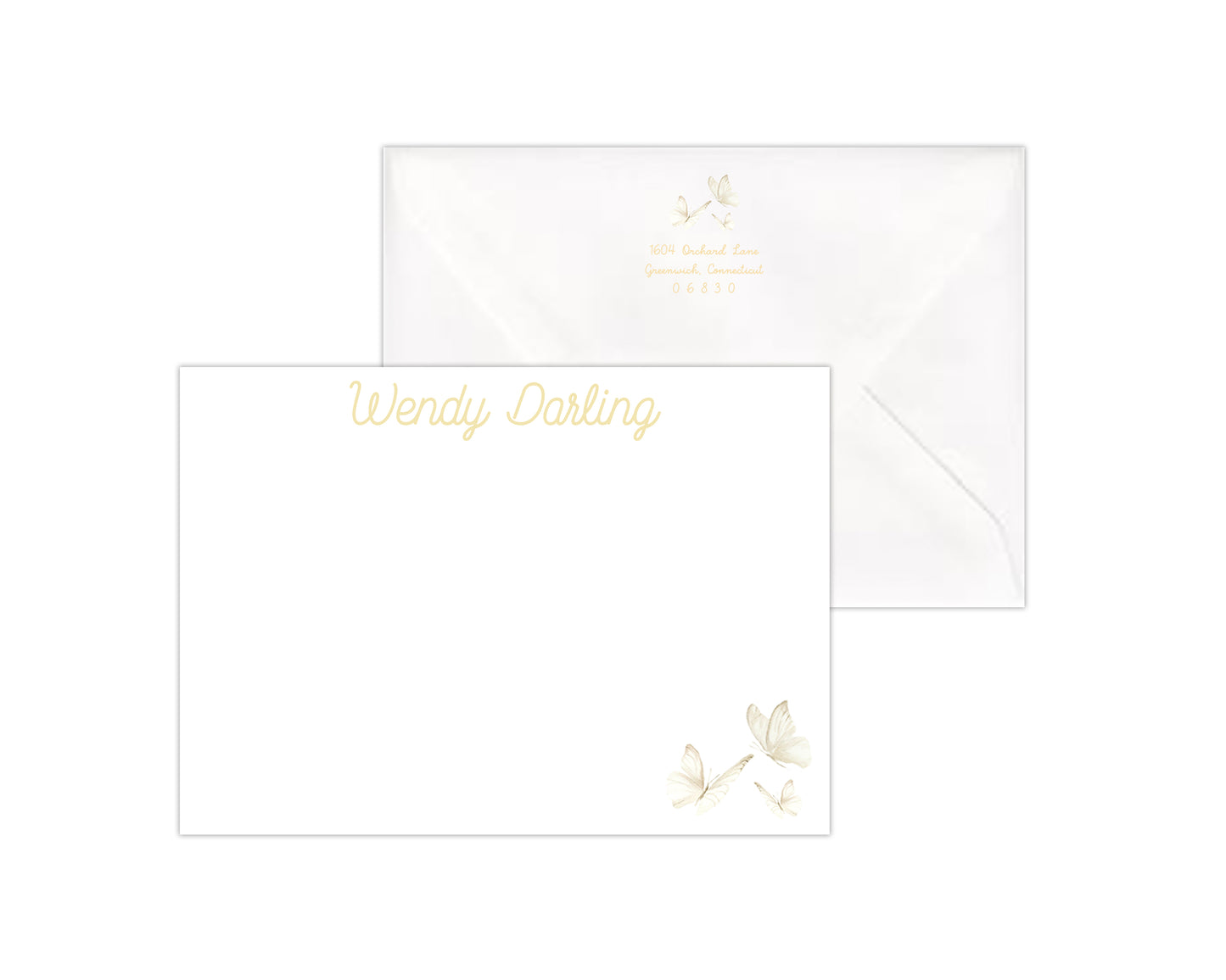 Butterflies Stationery Set
