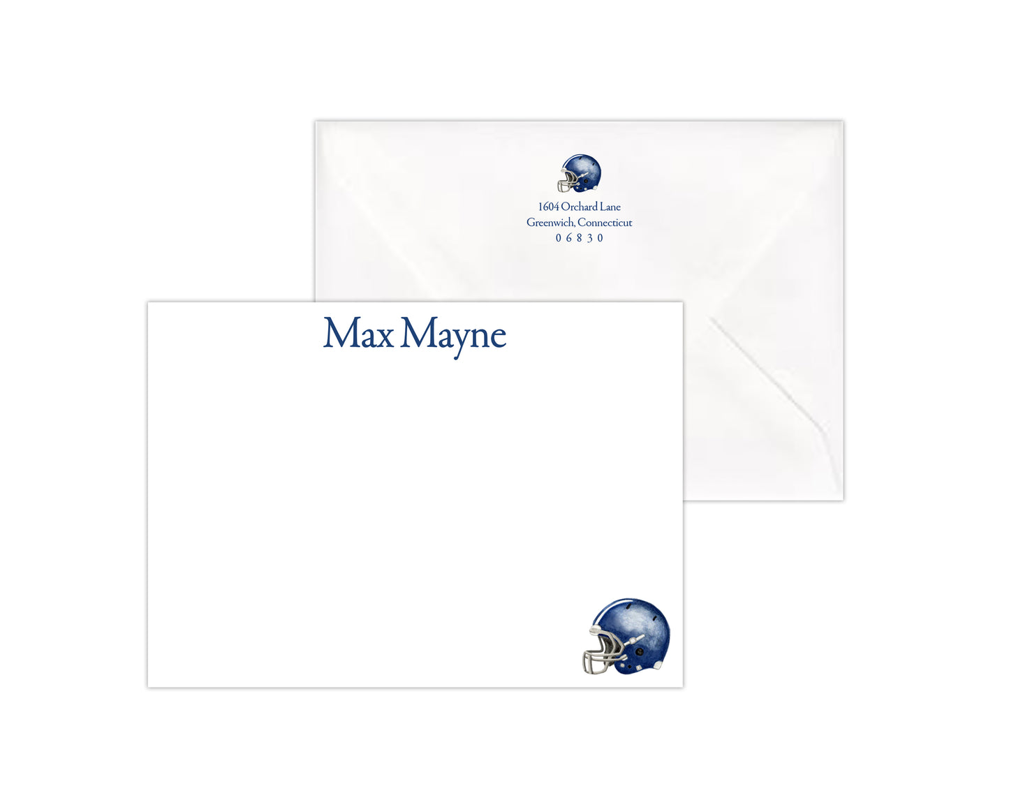 Football Helmet Stationery Set