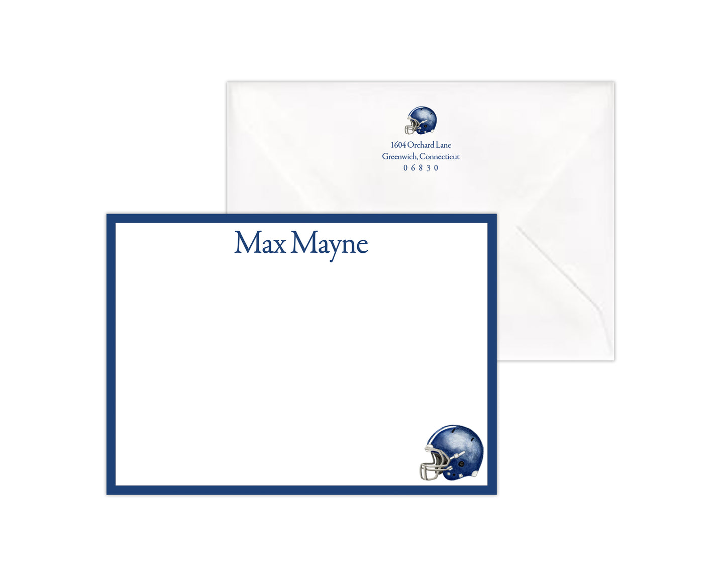 Football Helmet Stationery Set