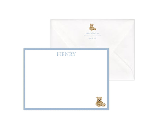 Teddy Bear Stationery Set
