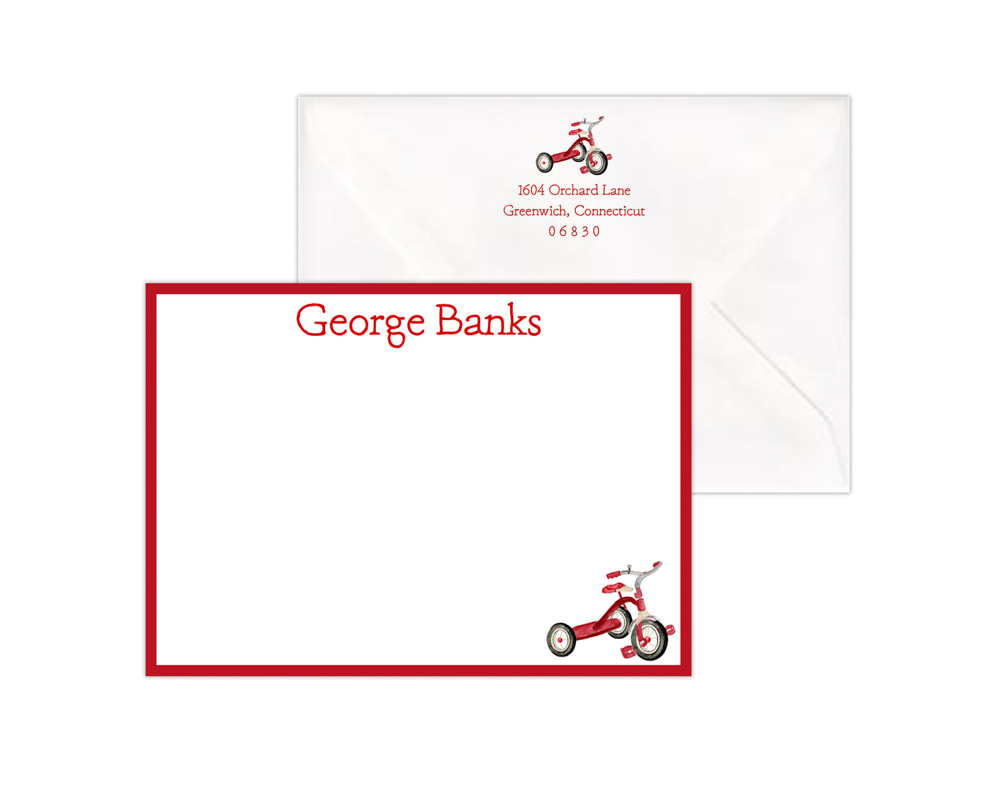 Tricycle Stationery Set