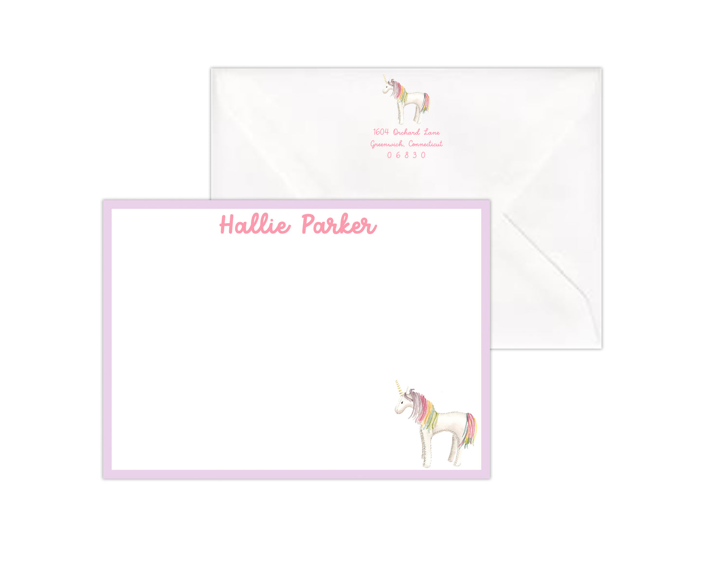 Unicorn Stationery Set