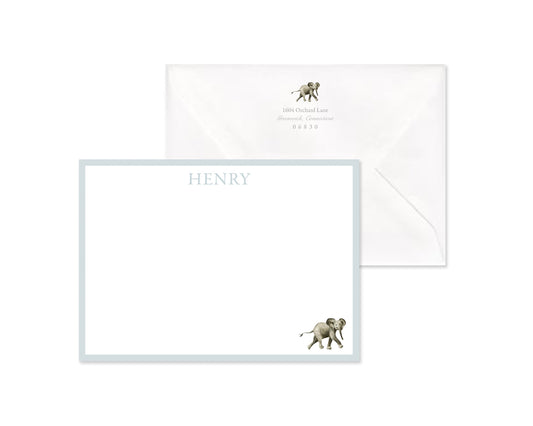 Classic Elephant Stationery Set