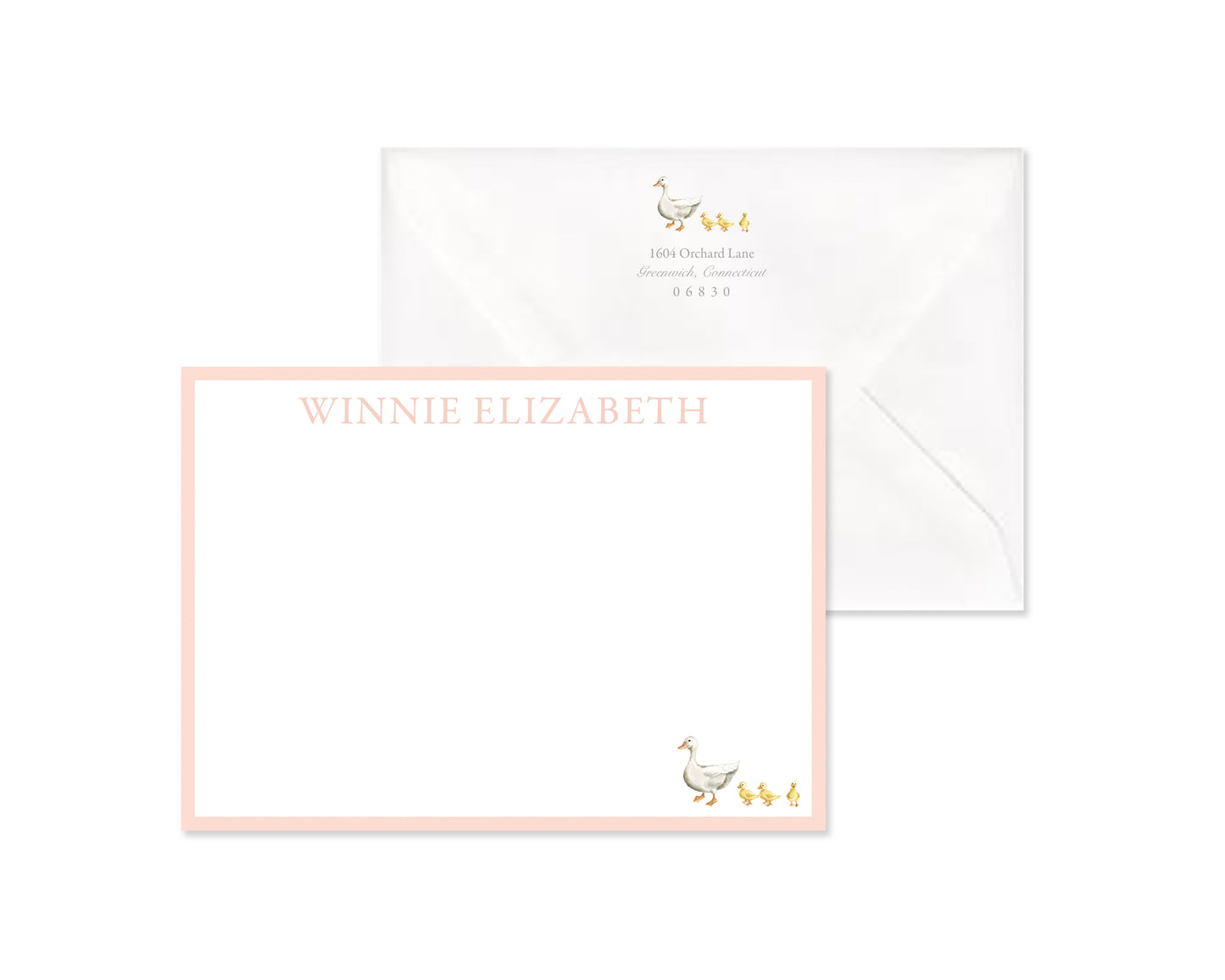 Classic Duckling Stationery Set