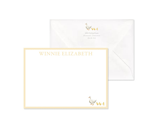 Classic Duckling Stationery Set
