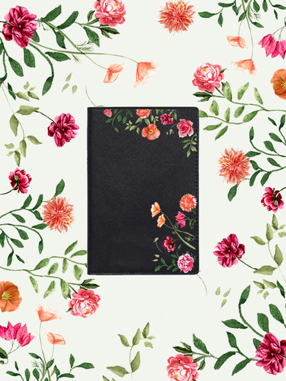 Bougainvillea Black Passport Holder | Bridal by Emily Mayne Studio x ALEPEL