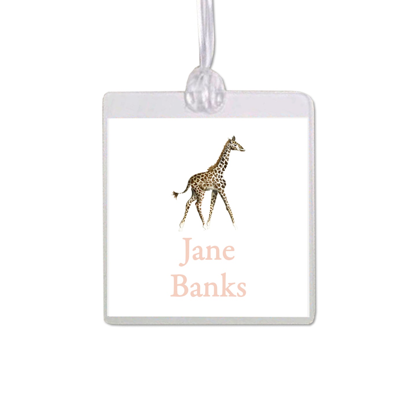 Giraffe Bag Tag