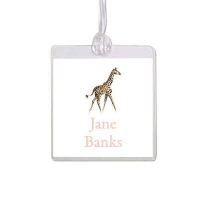 Giraffe Bag Tag