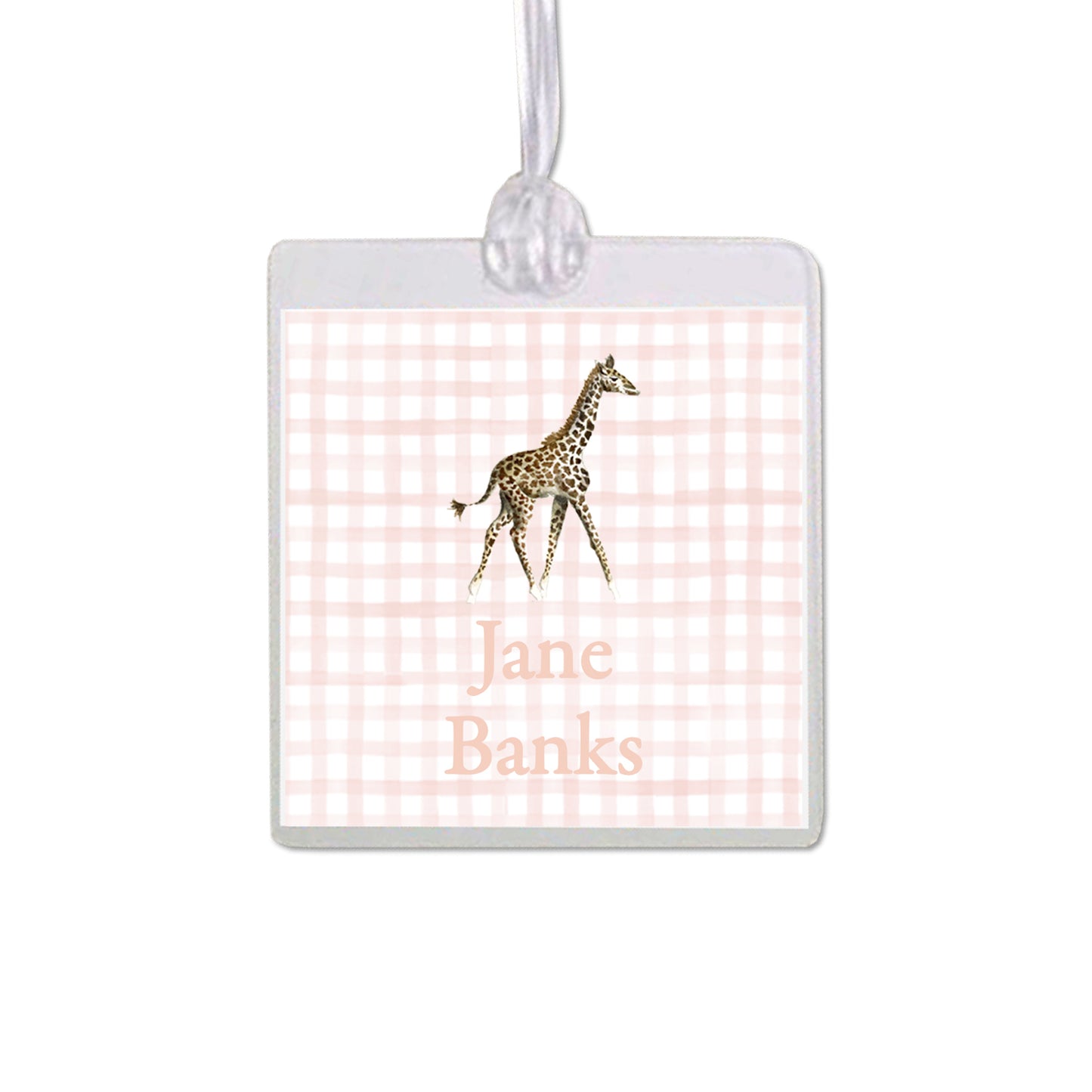 Giraffe Bag Tag
