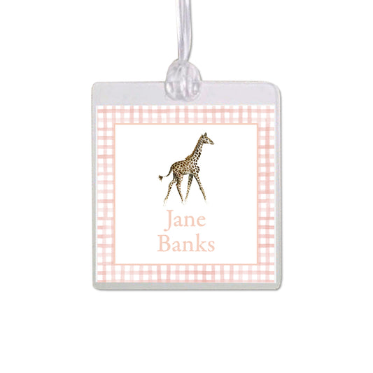 Giraffe Bag Tag