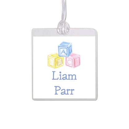 ABC Block Bag Tag