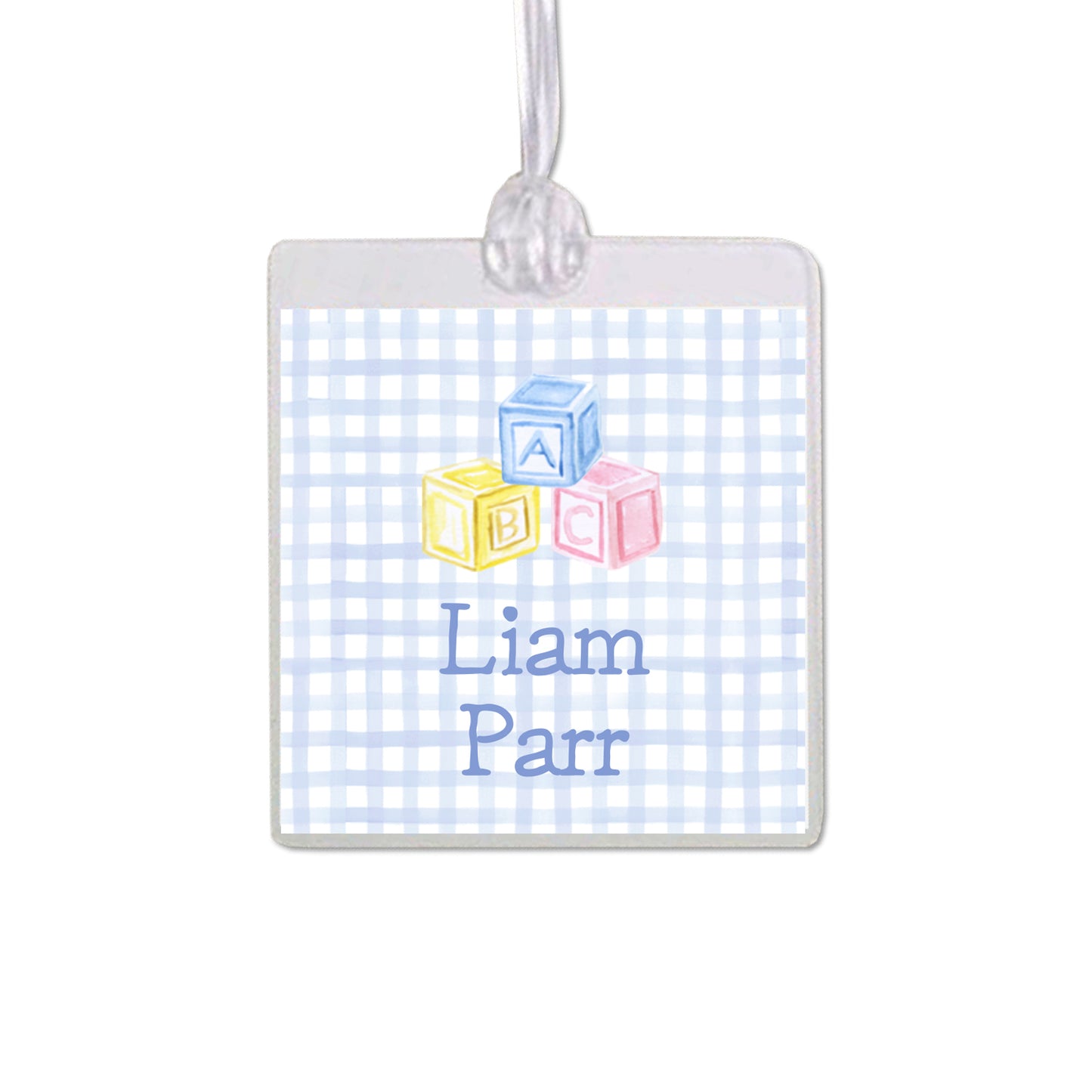 ABC Block Bag Tag