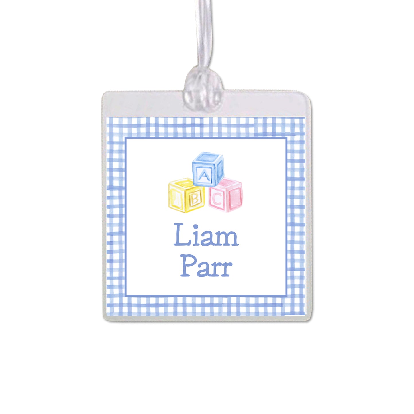 ABC Block Bag Tag