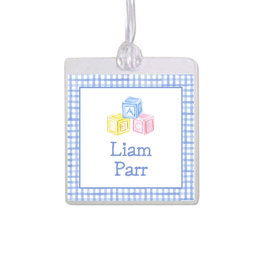 ABC Block Bag Tag