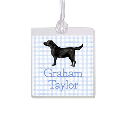 Black Labrador Retriever Bag Tag