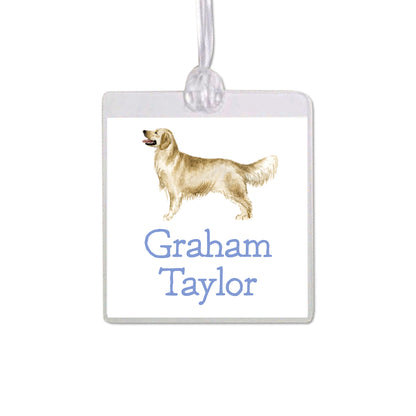 Golden Retriever Bag Tag