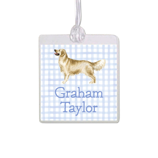 Golden Retriever Bag Tag