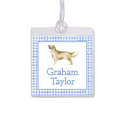Golden Retriever Bag Tag