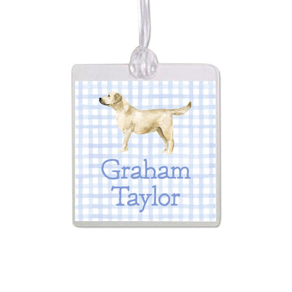 Yellow Labrador Retriever Bag Tag