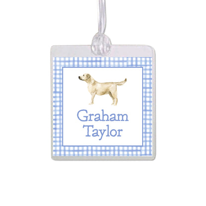 Yellow Labrador Retriever Bag Tag