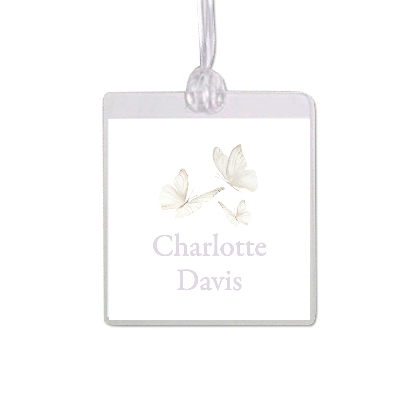 Butterflies Bag Tag