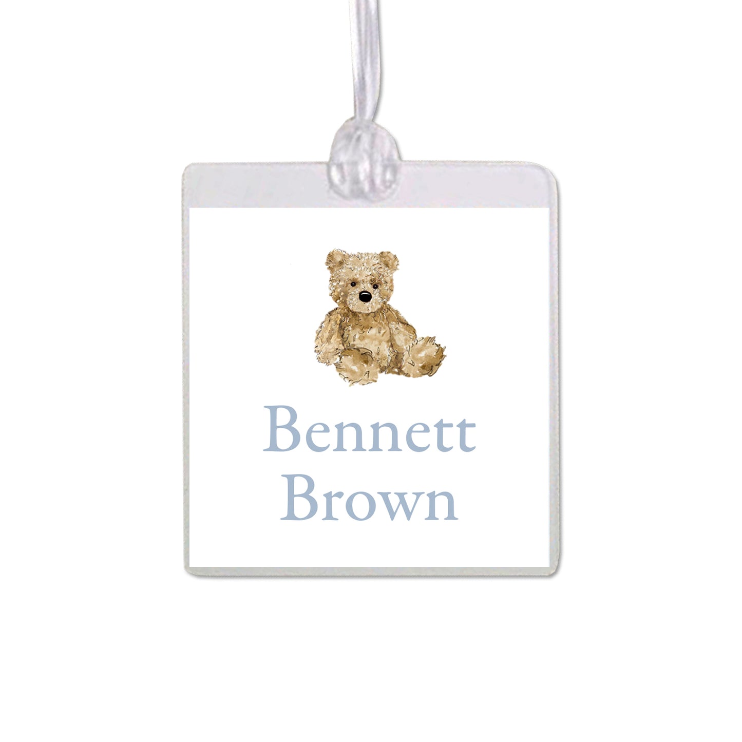 Teddy Bear Bag Tag