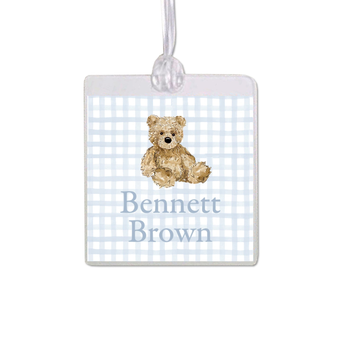 Teddy Bear Bag Tag