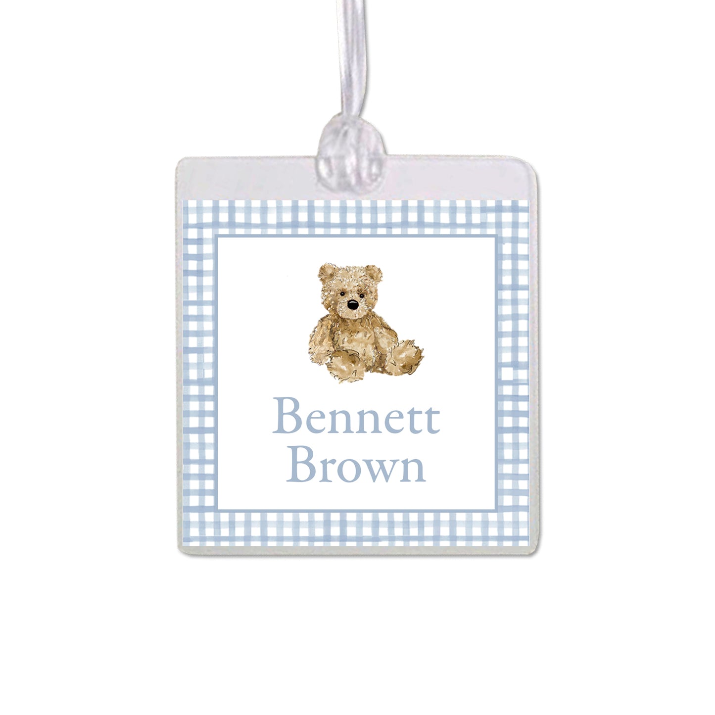 Teddy Bear Bag Tag