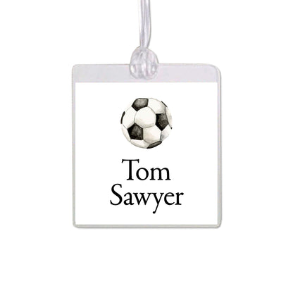 Soccer Ball Bag Tag