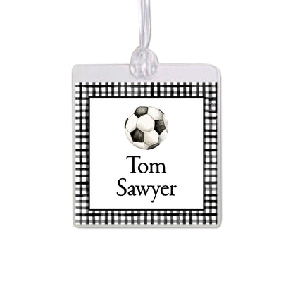 Soccer Ball Bag Tag