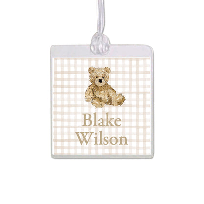 Teddy Bear Bag Tag