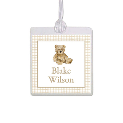 Teddy Bear Bag Tag