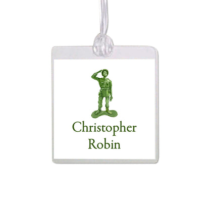 Army Man Bag Tag