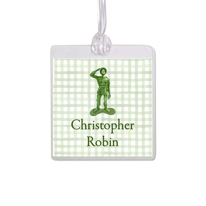 Army Man Bag Tag