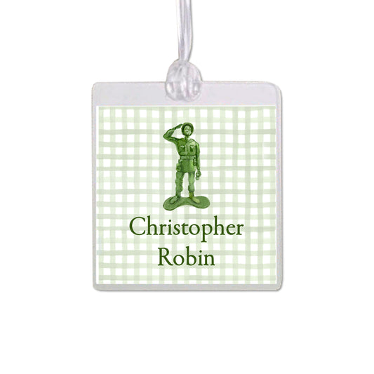 Army Man Bag Tag