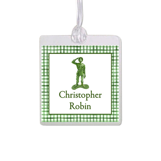 Army Man Bag Tag