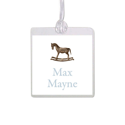 Rocking Horse Bag Tag