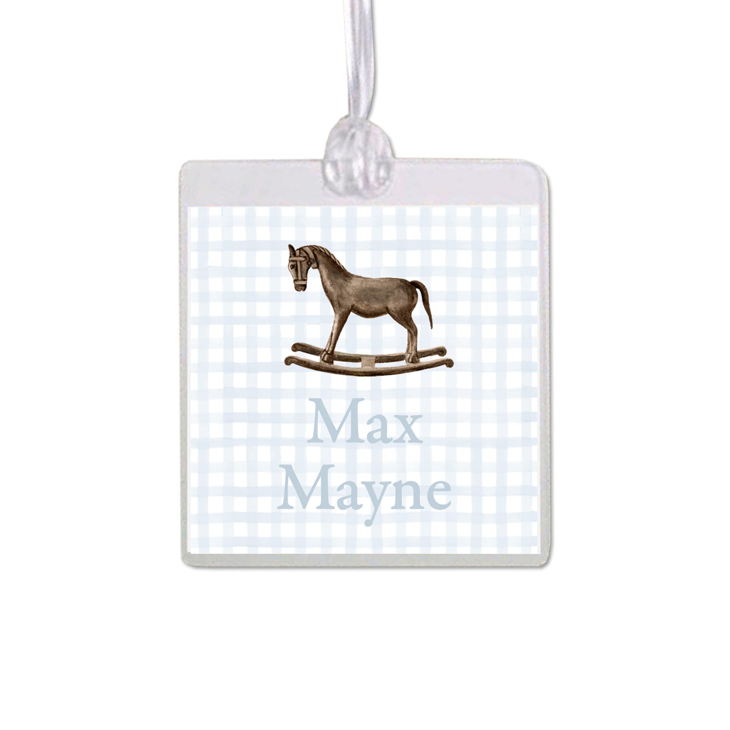 Rocking Horse Bag Tag