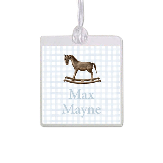 Rocking Horse Bag Tag